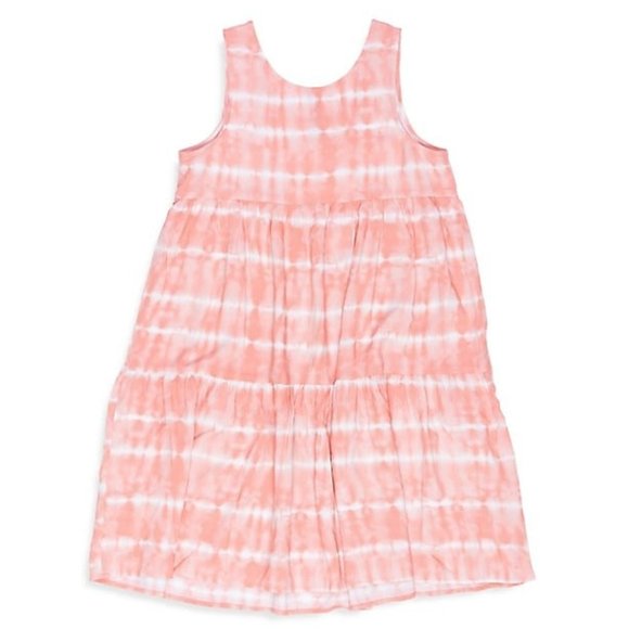 🎬✨Design Lab Lord & Taylor - Girls Pink and White Dress - Picture 3 of 11